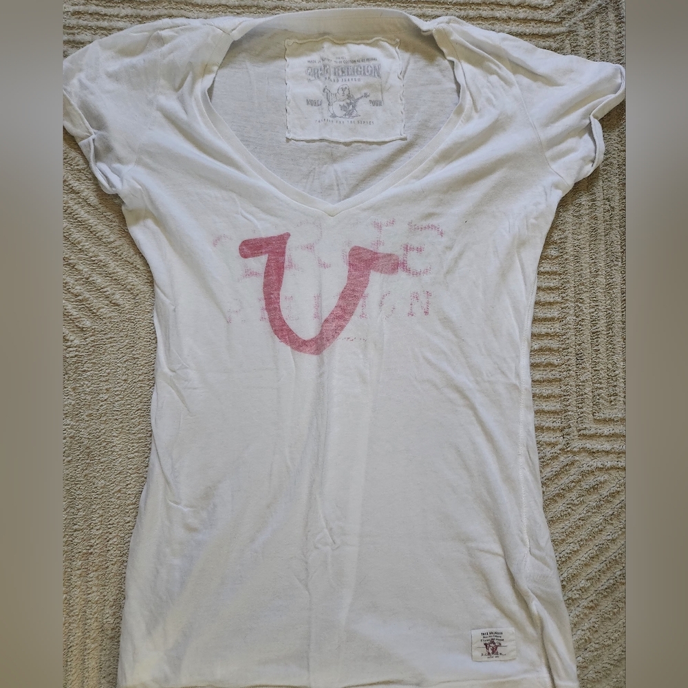 True Religion V-Neck Tee